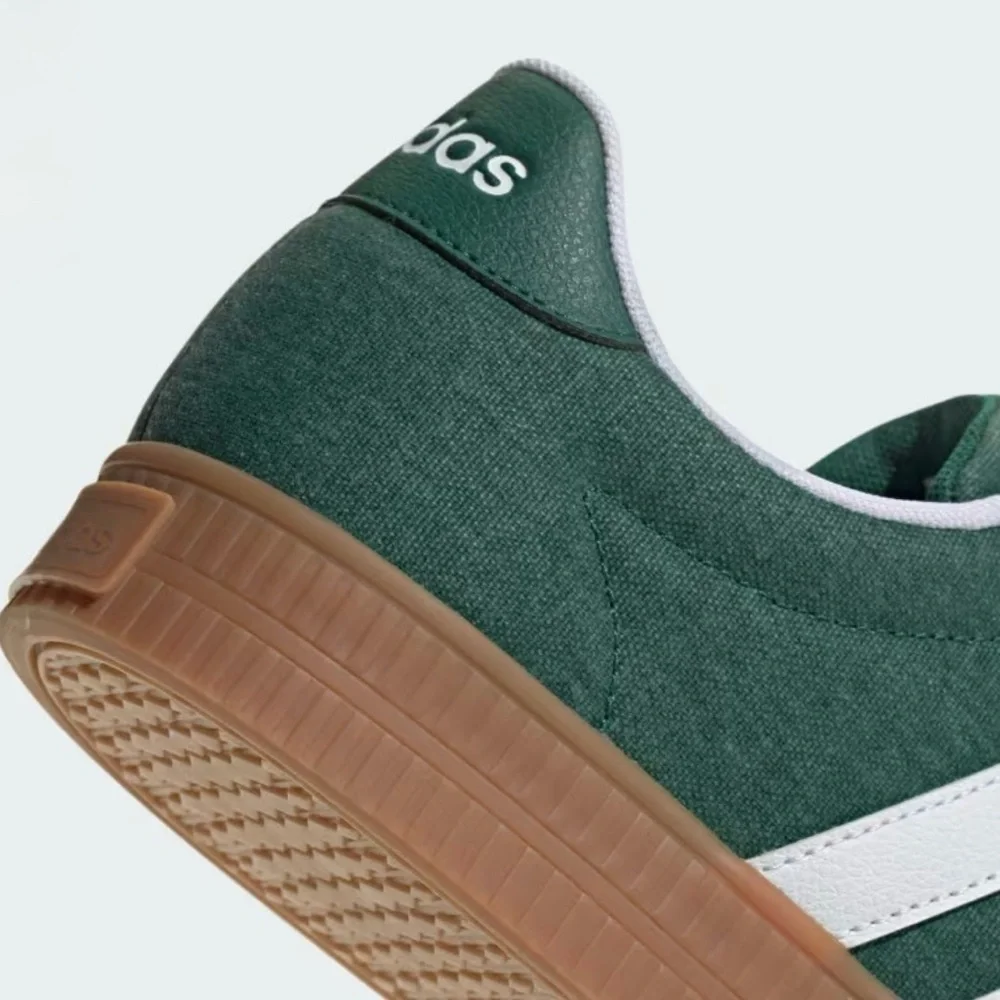 Adidas Men's Daily 3.0 Skate Shoe in Collegiate Green / Cloud White / Gum NIB